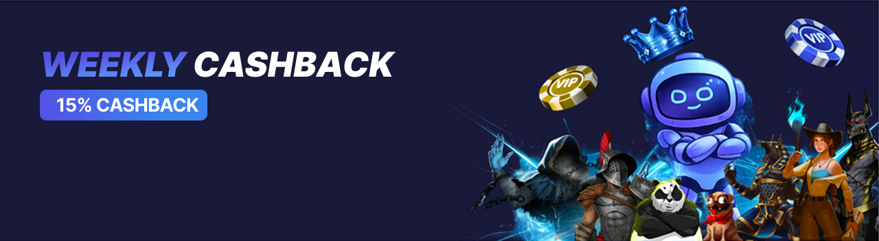 Play This Week, Get 15% Cashback on Monday